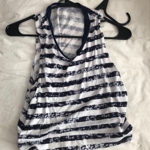 Striped crop top